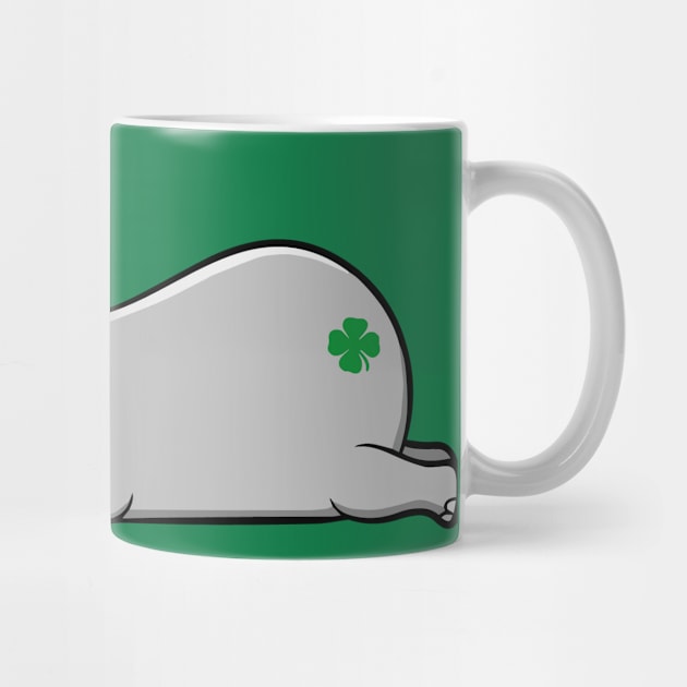 Funny St Patricks Day Irish Drunk Elephant Gift by MrTeee